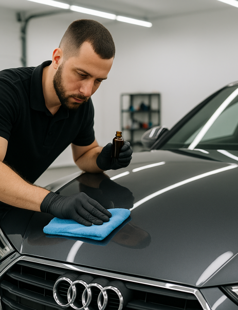Ceramic Coating Application by Skilled Auto Detailer